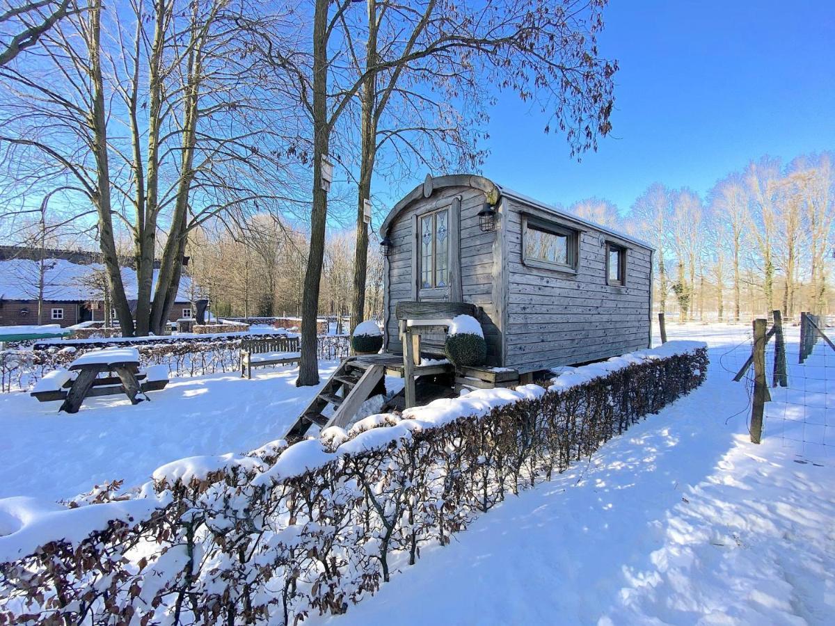 Pipowagen Het Oventje Zeeland Exterior foto